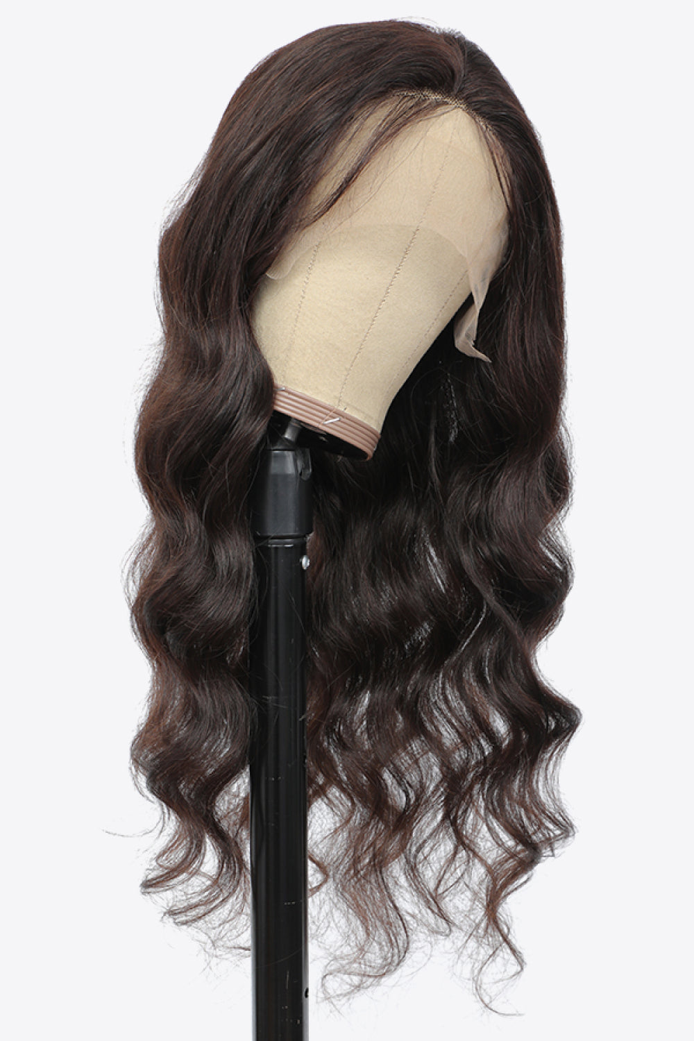 20" 13x4 Lace Front Wigs Body Wave Human Virgin Hair Natural Color 150% Density