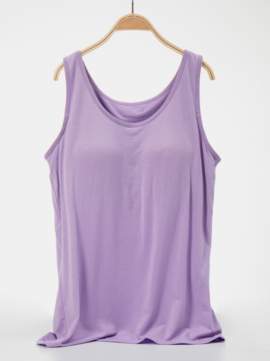 Scoop Neck Wide Strap Tank