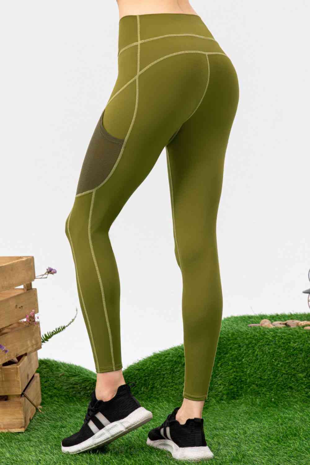 High Waist Slim Fit Long Sports Pants